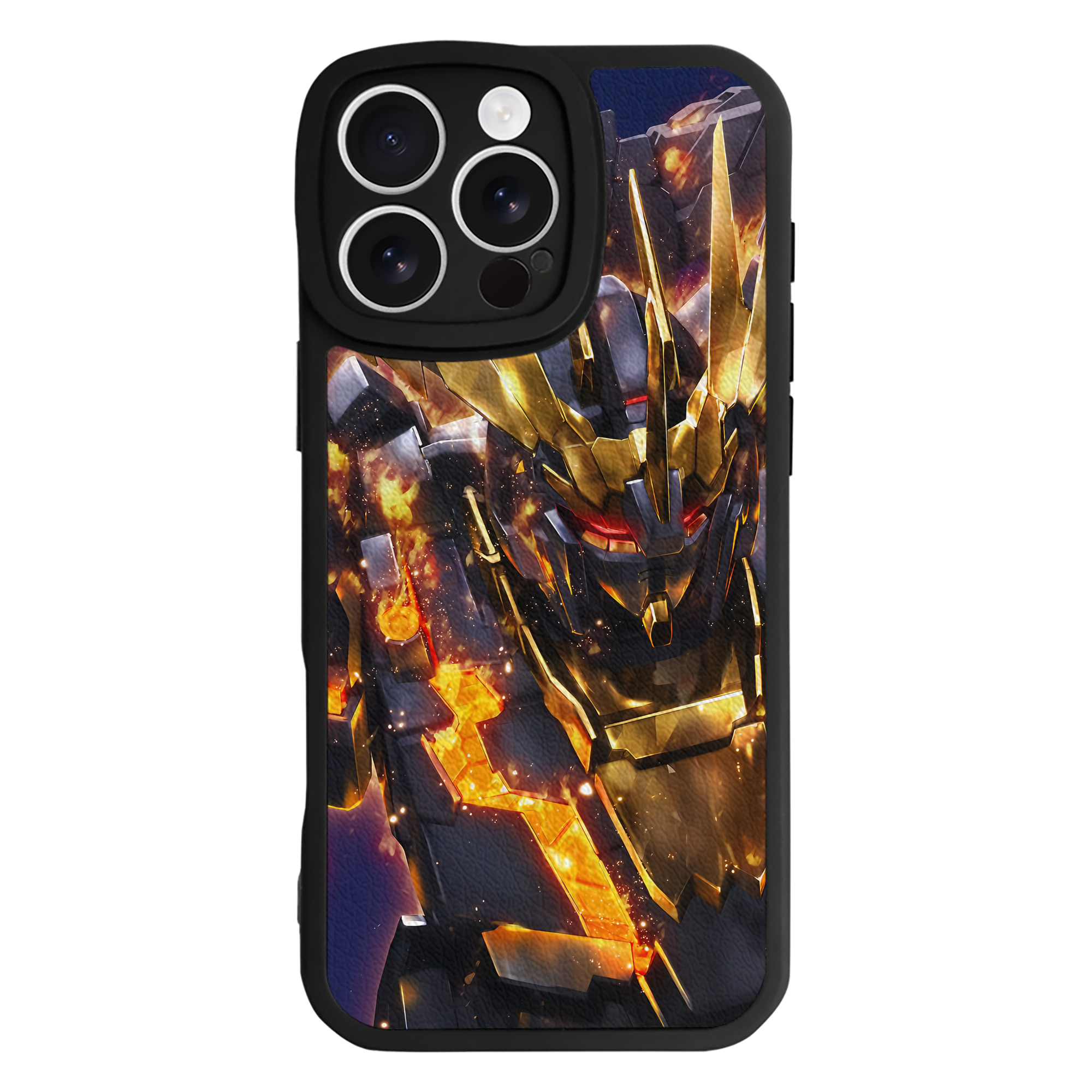 （画像用） 機動戦士ガンダム Mobile Suit Gundam 【iPhone 16シリーズ対応】シリコンスマホケース（レザー調） 材質：シリコン